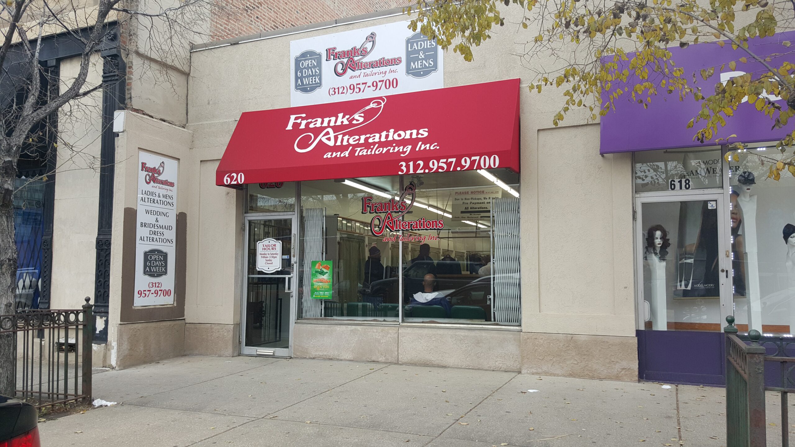 Frank's Alterations And Tailoring Address, Working Hours, Phone, Photos